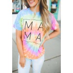 MAMA Tie-Dye Boyfriend Graphic Tee