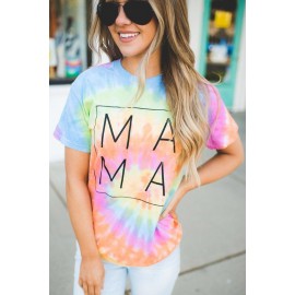 MAMA Tie-Dye Boyfriend Graphic Tee