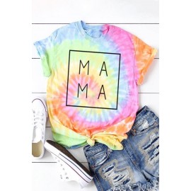 MAMA Tie-Dye Boyfriend Graphic Tee